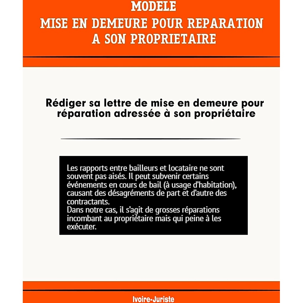 Lettre De Résiliation Du Contrat De Bail D'habitation Par Le ...