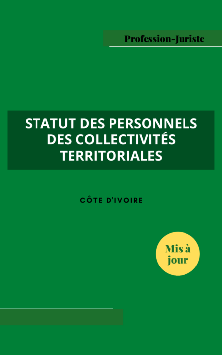 Le statut des personnels des collectivités territoriales