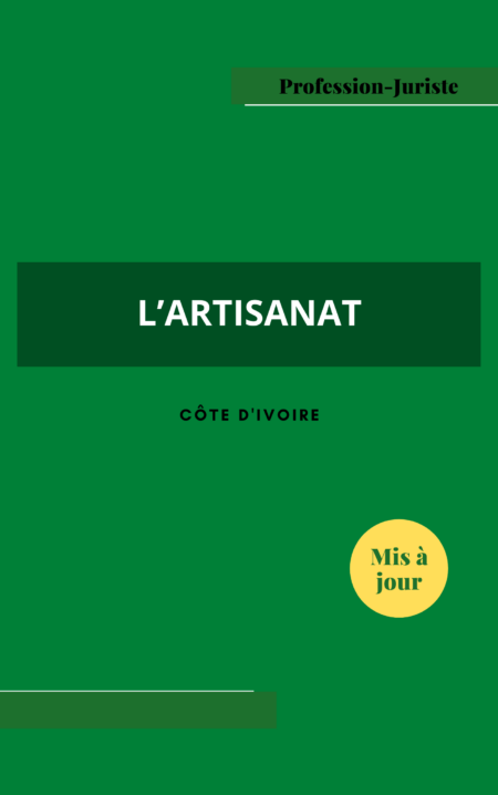 loi sur l'artisanat - Côte d'Ivoire (PDF)