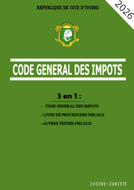 Code Générale des impôts 2026 – Côte d’Ivoire (PDF)
