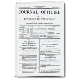 Journal Officiel N°14 du Jeudi 17 Février 2022 (PDF)