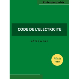 Code de l’électricité - Côte d'Ivoire (PDF)