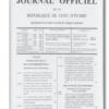 Journal Officiel N°33 du Lundi 25 Avril 2022 (PDF)