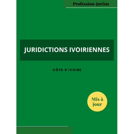 Juridictions ivoiriennes - Côte d'Ivoire (PDF)