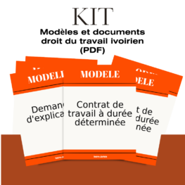 KIT Modèle et documents juridiques - Droit du travail (PDF)