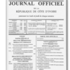 Journal Officiel N°34 du Jeudi 25 Avril 2024