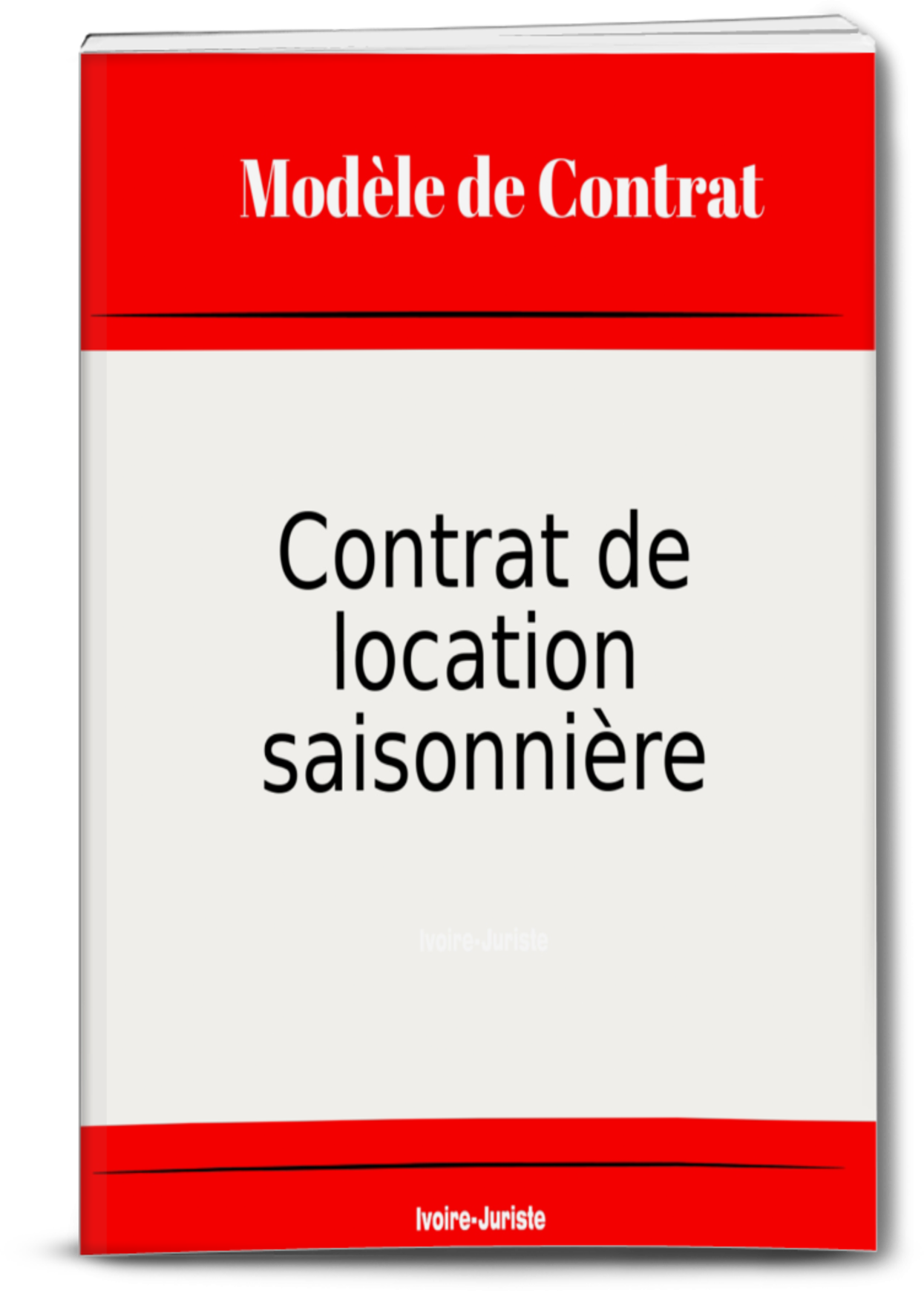 Contrat de location saisonnière - Côte d'Ivoire