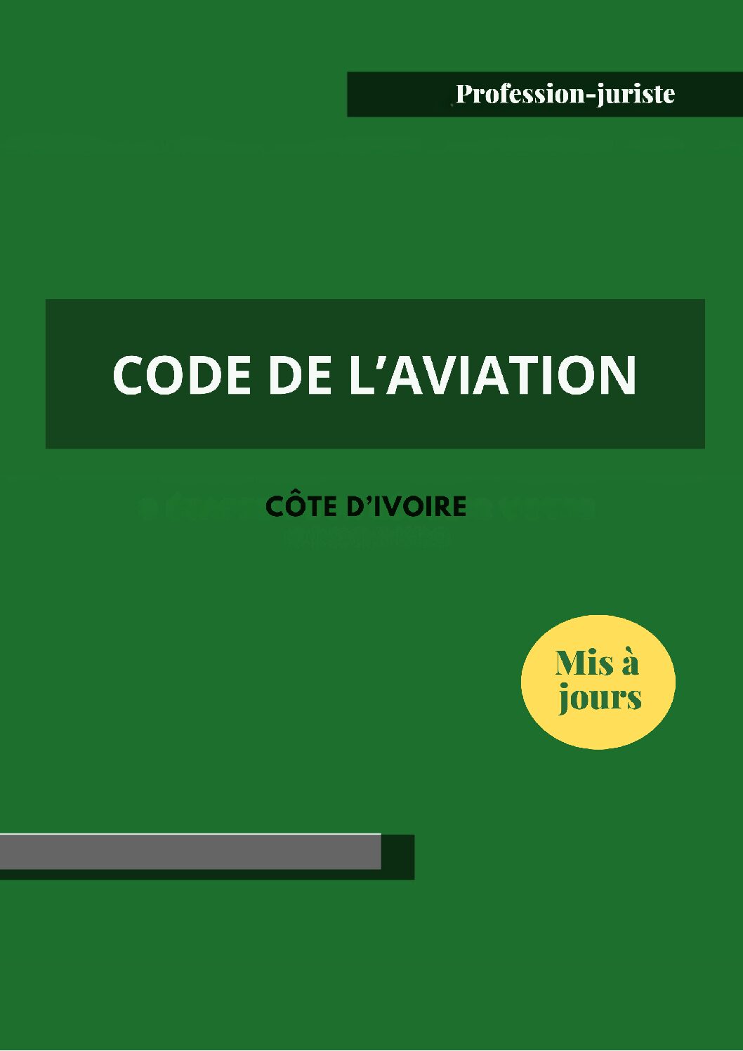 CODE DE L’AVIATION CIVILE NOUVEAU