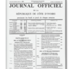 Journal Officiel N°103  du Lundi 23 Décembre 2024