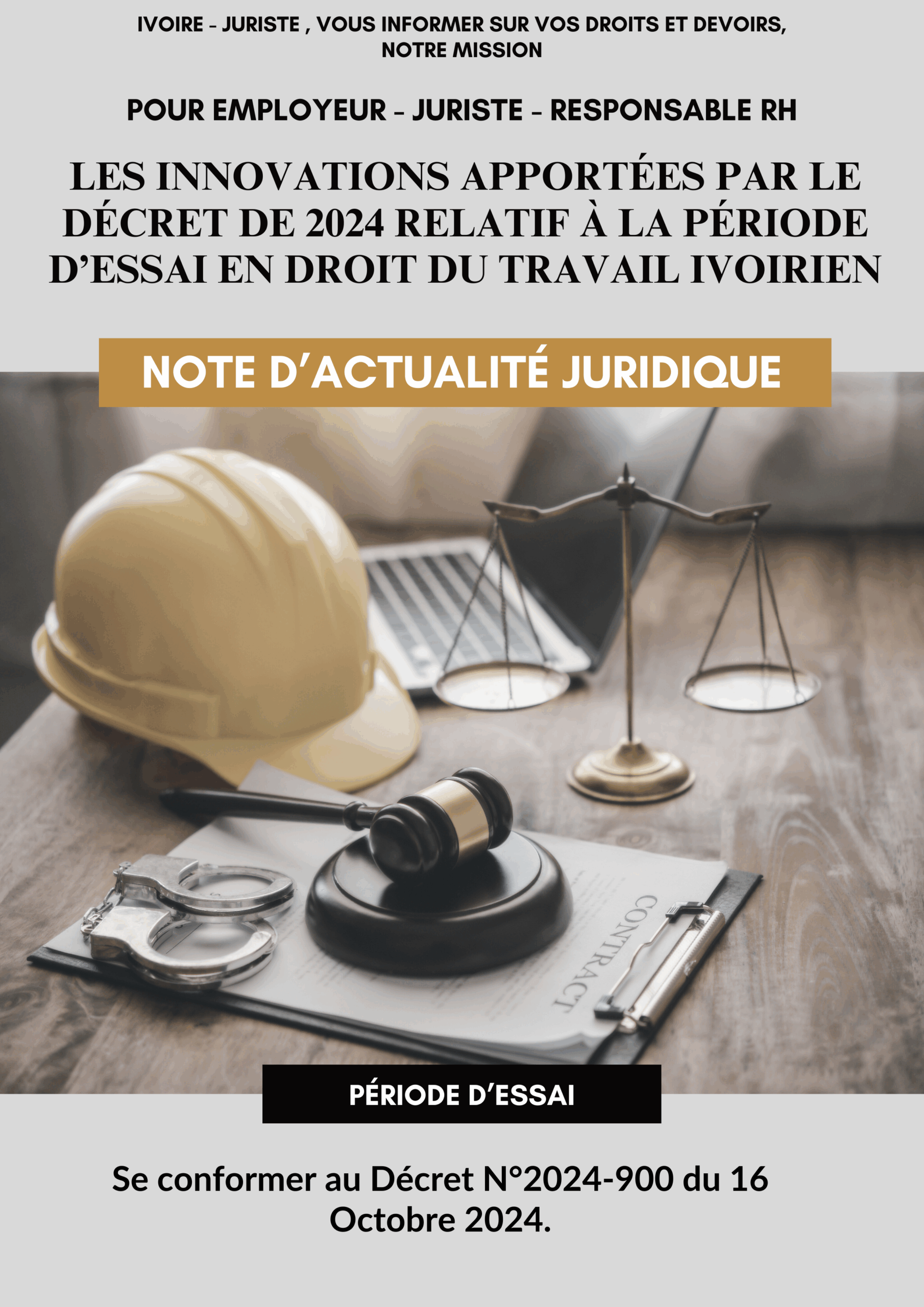Couv-Note d’actualité juridique-Période d’essai