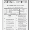 Journal Officiel N°26 du Lundi 31 Mars 2025